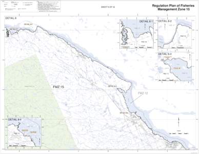 Regulation Plan Map of Fisheries Management Zone 15 - Sheet 5 of 16