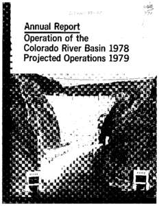 nn I port per ion of the Colorado River Basin[removed]Projected Operations 1979  STATES