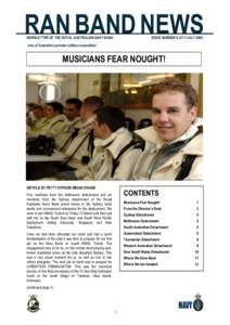 RAN Band Newsletter Issue 8 - July 2006