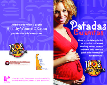 HealthyWomenDE.com Asegúrate de visitar la página para obtener más información. Llevar la cuenta las pataditas de tu bebé es una manera