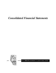 Business / Balance sheet / Income statement / Consolidation / Annual report / Audit committee / Statement of changes in financial position / Regulation S-X / Fund accounting / Accountancy / Finance / Financial statements