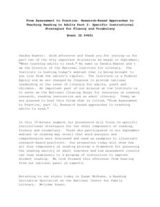 Applied linguistics / Knowledge / Educational psychology / Learning to read / Writing systems / Fluency / Readability / Literacy / Rapid automatized naming / Reading / Linguistics / Education