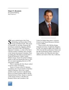 Stuart N. Bernstein Investment Banking San Francisco S