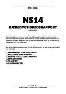    NS14 BÆREDYGTIGHEDSRAPPORT Februar 2015