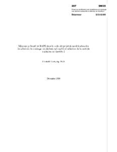 207  DM35 Projet de modification des installations de stockage des déchets radioactifs et réfection de Gentilly-2