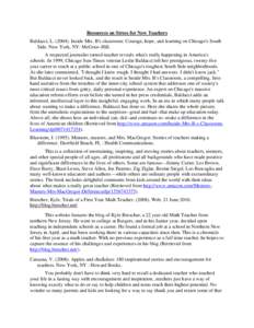 Year of birth missing / Rafe Esquith / Teacher / New York City Teaching Fellows / Teaching for social justice / Classroom management / Education / Learning / Teaching