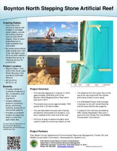 Artificial reefs / Water / The Reef Ball Foundation / Multi-purpose reef / Lake Worth Lagoon / Fisheries / Coral reefs