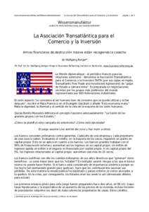www.wissensmanufaktur.net/freihandelsabkommen  La Asociación Transatlántica para el Comercio y la Inversión página 1 de 5