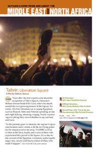 38 FILMS & DVDS FROM AND ABOUT THE AND MIDDLE EAST NORTH AFRICA  Tahrir: Liberation Square