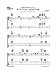 Guitar: Notation, Tab and Chords Sheet Music from www.mfiles.co.uk