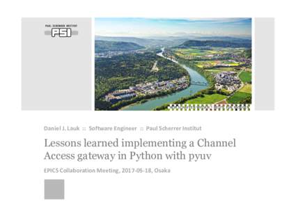 Lessons learned implementing a Chahnnel Access gateway in Python wih pyuv