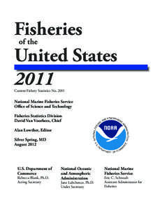 Fisheries of the United States 2011 Current Fishery Statistics No. 2011