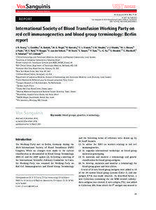 Vox Sanguinis[removed], 77–82 ª 2011 The Author(s) Vox Sanguinis ª 2011 International Society of Blood Transfusion