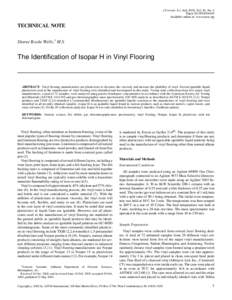 J Forensic Sci, July 2005, Vol. 50, No. 4 Paper ID JFS2004449 Available online at: www.astm.org TECHNICAL NOTE Sharee Booke Wells,1 M.S.