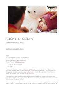 TEDDY THE GUARDIAN 2014 Nominet Trust 100 Winner 2014 Nominet Trust 100 Winner  2014