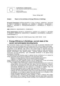 Energy economics / Energy policy / Sustainable building / Low-energy building / Sustainable architecture / Energy conservation / Solar air conditioning / Renewable energy / Energy development / Energy / Environment / Technology