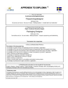 Alternative education / National Qualifications Framework / Diploma / European Qualifications Framework / Vocational university / Education / Qualifications / Vocational education