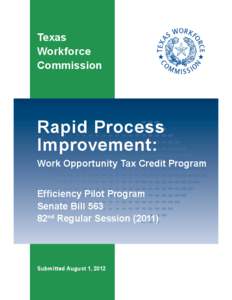 Texas Workforce Commission Rapid Process Improvement: