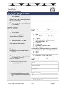 Microsoft Word - Copyright Registration Form