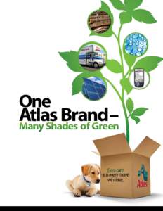 One Atlas Brand– Many Shades of Green  A