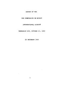 Report of the DoD Commission on Beirut International Airport Terrorist Act, October 23, 1983