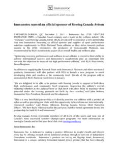 Microsoft Word - PressRelease_13-12-03_RowingCanada.docx