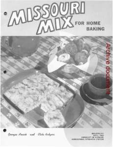 • FOR HOME BAKING Archive document