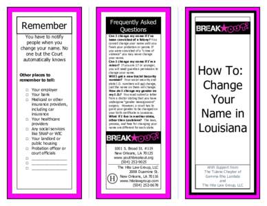 Microsoft Word - Name Change Brochure