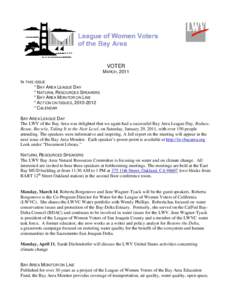 Geography of California / California / League of Women Voters / Silicon Valley / Palo Alto /  California / CALFED Bay-Delta Program / SacramentoSan Joaquin River Delta / San Francisco Bay Area