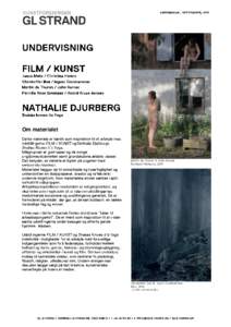 Om materialet  Om udstillingen FILM / KUNST Christina Hamre / Janus Metz, Ingvar Cronhammar / Christoffer Boe, Astrid Kruse Jensen / Pernille Rose Grønkjær og John Kørner / Martin de Thurah