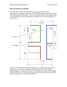 MSB 103 Shared Use Guidelines  MSB 103 Shared Use Guidelines Revised