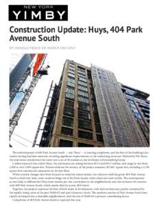 Construction is in full swing at One Vandam, which press tells us that we’re very tall, compared to our surwas designed by BKSK Architects; YIMBY sat down roundings. with the firm’s George Schieferdecker to discuss t