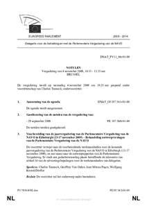 [removed]EUROPEES PARLEMENT Delegatie voor de betrekkingen met de Parlementaire Vergadering van de NAVO