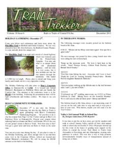 Volume 18 Issue 6  Rails to Trails of Central PA Inc. December 2013