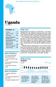 ©Lonely Planet Publications Pty Ltd  Uganda POP 34.6 MILLION  Why Go?
