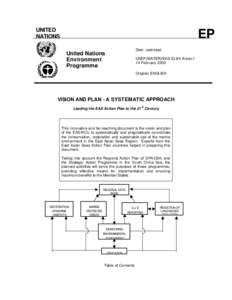 United Nations Environment Programme / Fisheries science / Marine conservation / Marine protected area / Environmental protection / Environmental impact assessment / Northwest Pacific Action Plan / PEMSEA / Environment / Earth / Oceanography