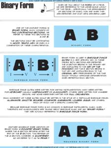 music theory for musicians and normal people by toby w. rush  Binary Form when we talk about the form of a piece, we are referring to the large-scale layout