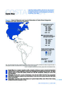 coSTA RIca Costa Rica Costa Rica’s political stability and relatively high standard of living have made the country an attractive destination in Central America and given it the highest percentage of