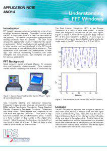 APPLICATION NOTE AN014