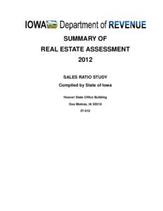 Coefficient of variation / Statistical dispersion / Deviation / Property tax / Tax assessment / Standard deviation / Intelligence quotient / Statistics / Summary statistics / Real property law