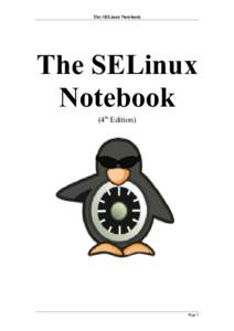 The SELinux Notebook  The SELinux Notebook (4th Edition)