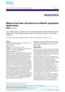 BMJ 2013;346:f108 doi: bmj.f108 (Published 24 JanuaryPage 1 of 14 Research