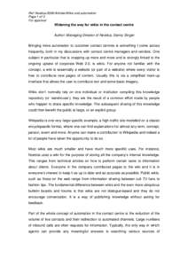 Computing / Collaboration / Human–computer interaction / Self-organization / Wiki / Web 2.0 / Hyperlink / Wiki journalism / City wiki / Social information processing / World Wide Web / Hypertext