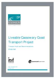 Tablelands Community Transport Service Providers Group  Community Transport Co-ordination Feasibility Study Liveable Cassowary Coast Transport Project