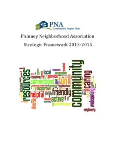 Phinney Neighborhood Association Strategic Framework[removed]