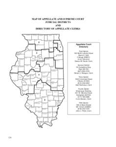 MAP OF APPELLATE AND SUPREME COURT MAP