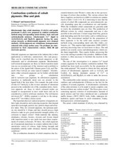 Chemical elements / Dietary minerals / Ferromagnetic materials / Cobalt / Spinel / Pigment / Crystal field theory / Coordination complex / Ammonia / Chemistry / Transition metals / Coordination chemistry