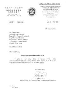 LC Paper No. CB[removed])  Annex Copyright (Amendment) Bill 2011 (“the Bill”)  New Section 65A