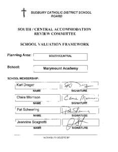 Microsoft Word - School Valuation Report - Dec 11 Presentation - Marymount.…