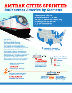 Amtrak rolling stock / Amtrak / Electric rail transport / Amtrak Cities Sprinter / SEPTA Regional Rail / Electric locomotive / Vectron / Locomotive / Keystone Corridor / Rail transportation in the United States / Transportation in the United States / Rail transport